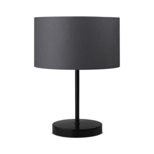 Table lamp PWL-1077 pakoworld Ε27 anthracite antique-black D24x35cm