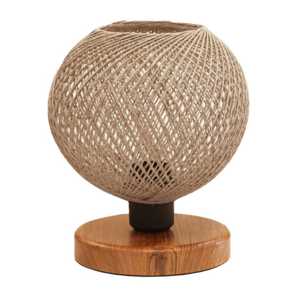 Table lamp Povilia pakoworld beige-black D20x30cm