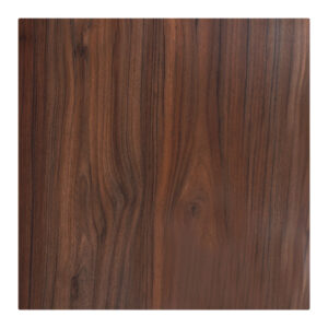 Table top Bounty pakoworld Werzalit walnut 80x80cm thickness 35mm