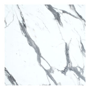 Table top Melody pakoworld HPL white marble 70x70cm thickness 12mm