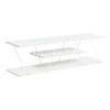 Tv stand Tars pakoworld white 120x30x33cm