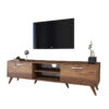 Tv unit Sabian pakoworld in walnut 180x35x48