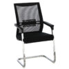 Visitor office chair Chromatic pakoworld metal-mesh black