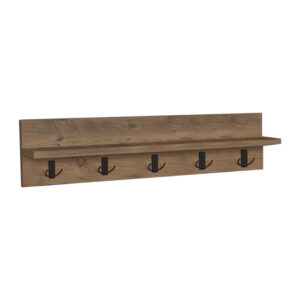 Wall shelf Esform pakoworld oak melamine 80x11x18cm