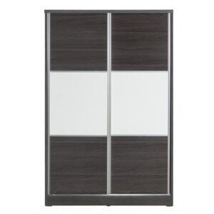 Wardrobe with 2 sliding doors Griffin pakoworld in wenge eo colour 121x56.5x180.5cm