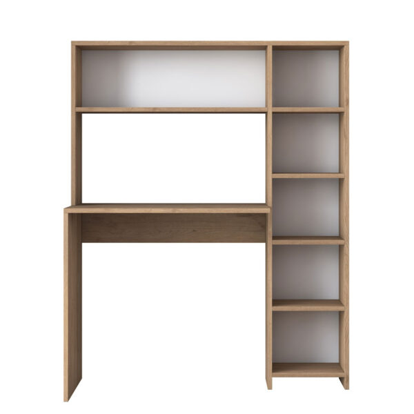 Work desk bookcase Janson pakoworld sonoma 113x40x142cm 2 Work desk-bookcase Janson pakoworld sonoma 113x40x142cmOffice furniture > Working desk