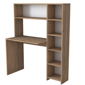 Work desk-bookcase Janson pakoworld sonoma 113x40x142cm