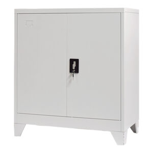 Armon pakoworld metal cabinet in light gray shade 90x45x100cm