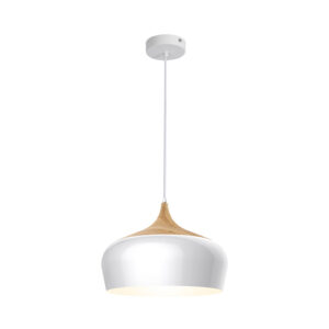 Ceiling lamp Pedrity pakoworld white metal D35x29cm