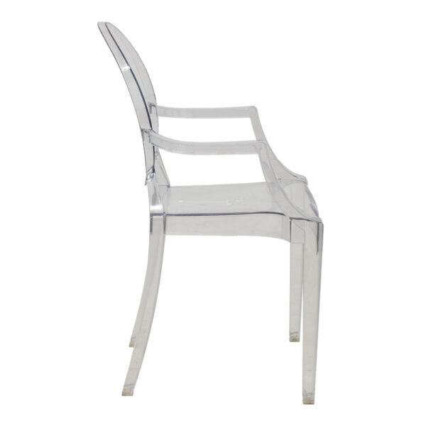 Chair Narova pakoworld PC clear 43x48x92cm 2 Chair Narova pakoworld PC clear 43x48x92cmIndoor furniture > Chairs