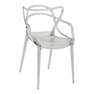 Chair Ramsei pakoworld PC clear 55x53x84cm