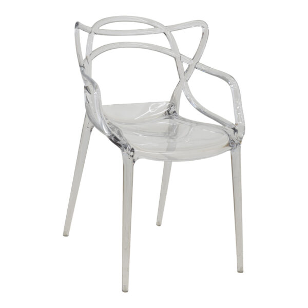 Chair Ramsei pakoworld PC clear 55x53x84cm