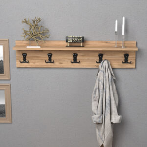 Mec pakoworld melamine hanger in natural shade 100x9x9cm 2 Mec pakoworld melamine hanger in natural shade 100x9x9cmIndoor furniture > Entrance furniture