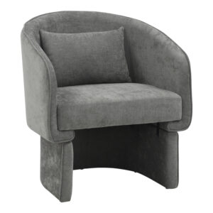 Armchair Playmob pakoworld fabric in gray shade 69x65x79cm