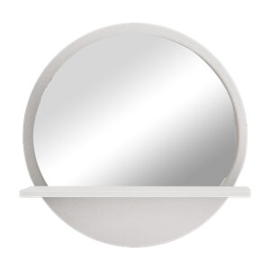 Breda pakoworld melamine mirror in white shade 49x6x49cm