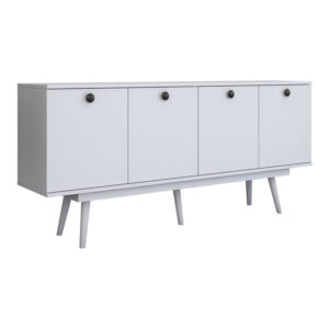 Buffet Salonde pakoworld white melamine-white pp leg 180x40x82.6cm