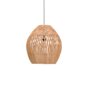 Ceiling lamp Irden Inart rattan in natural shade D50x40cm