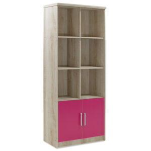 Children's bookcase Looney pakoworld castillo-pink 80.5x36.5x183.5