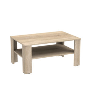 Coffee table Khofi pakoworld in sonoma color 90x60x42.3cm