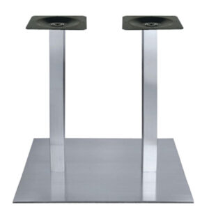 Cosmonash pakoworld aluminum table base in silver shade 70x40x72cm