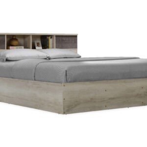 Double bed Olympus pakoworld in castillo-toro colour oak 160x200