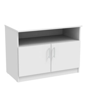 Galdow pakoworld bedside table in white color 80x45x60cm