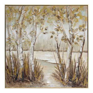 Leambre I Inart canvas painting 102x4.5x102cm