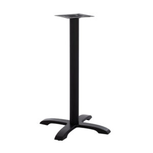 Steko pakoworld metal table base in black shade 48x48x94cm