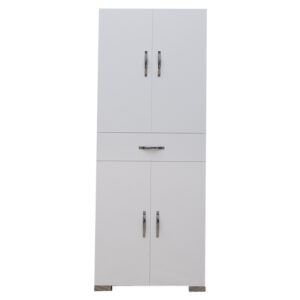 Wardrobe-column Milou pakoworld white 59x34.5x140cm