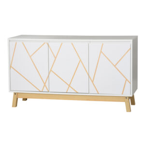 Aria pakoworld buffet white-natural 120x35x67cm