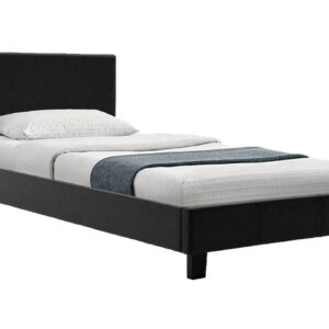 Bed Nevil pakoworld PU black matte 100x200