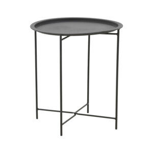 Caius pakoworld metal table in black shade D46x52cm