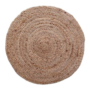 Carpet Solon Inart beige  jute 120x120x1cm