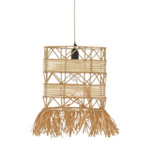 Ceiling lamp Crossio Inart E27 natural D30x110cm