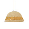 Ceiling lamp Gervi Inart E27 natural D50x110cm