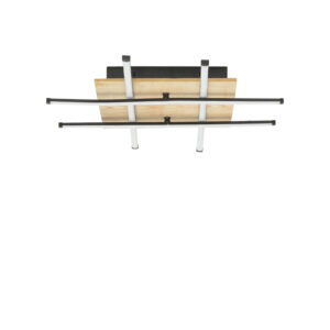 Ceiling light Plan pakoworld led gold metal 30x30x20cm