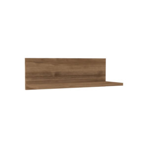 Fane pakoworld wall shelf melamine in walnut shade 60x21.6x19.6cm