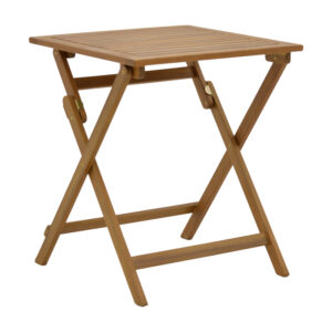 Foldable table Perdu pakoworld natural acacia wood 60x60x72cm