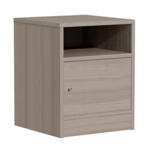 Foly pakoworld bedside table with a gray oak cabinet 40x40x50cm