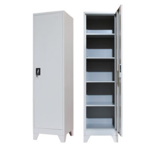 Koya pakoworld metal wardrobe-column in light gray shade 50x45x190cm