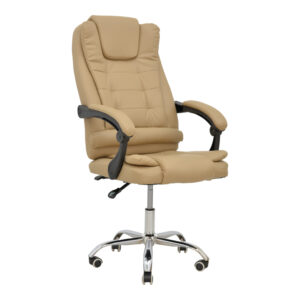 Manager office chair Toronsi  pakoworld beige pu 60x68x128cm