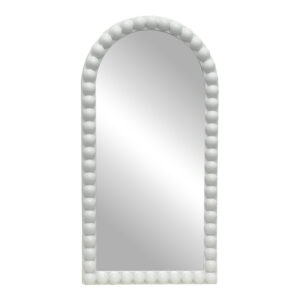 Mirror Pavlova Inart white pp 42x81x3.5cm