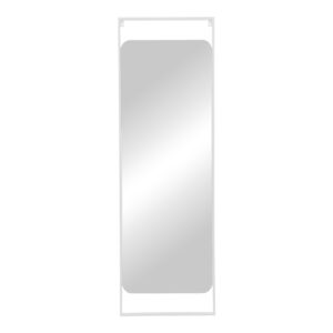 Mirror Piza Inart white iron glass 45x2x140cm