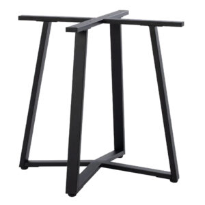 Mulbe pakoworld metal table base in black shade 70x70x73cm