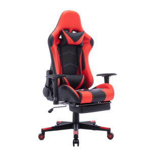 Office Gaming chair Zeldo pakoworld pu black-red 66x56x135cm