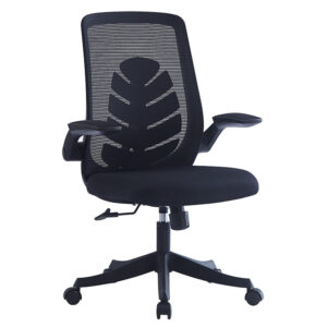 Office chair Enrich pakoworld with fabric mesh in black colour