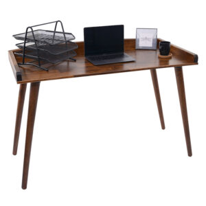 Office desk Brady  pakoworld natural pine wood walnut 119x59x75cm