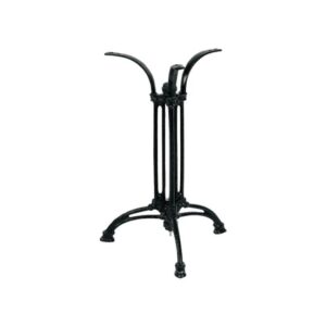 Outil pakoworld metal table base in black shade 50x50x71cm