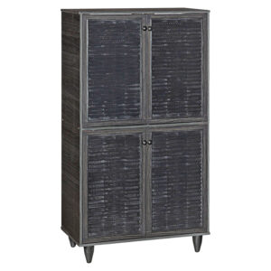 Shoe cabinet Ronan pakoworld wenge 70.5x35x122cm