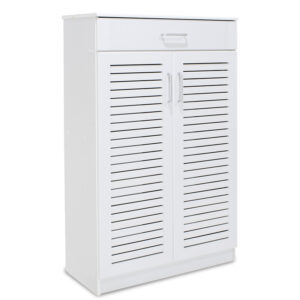 Shoe cabinet Sante pakoworld 20 pairs white 80x37x123cm